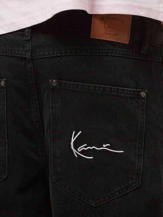 Ανδρικό Παντελόνι Τζιν με Loose Baggy Εφαρμογή Vintage Black