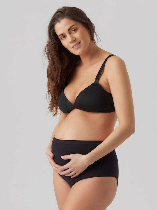 Mamalicious Maternity & Nursing Bra with Clips Black