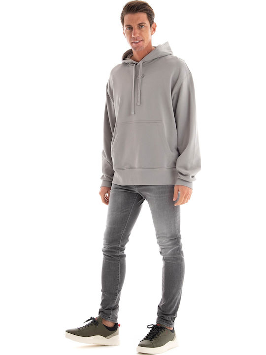 Sweatshirt with Hood Gray