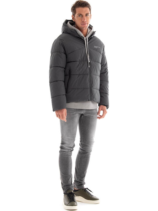 Winter Jacke Puffer Gray