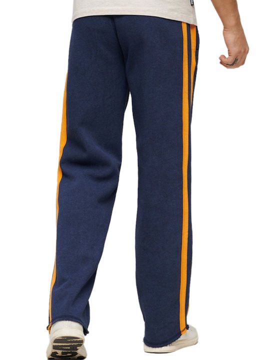 Superdry Essential Men's Sweatpants with Rubber Navy Blue