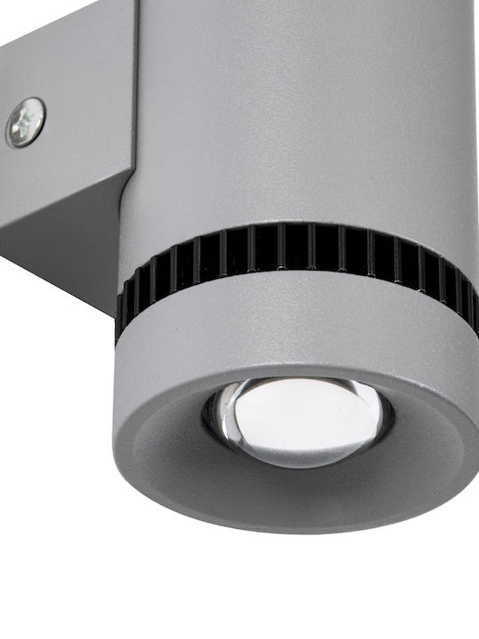 GloboStar Cannonal Wall-Mounted Outdoor Spot Light LED IP20 10W with Warm White Light Double Beam