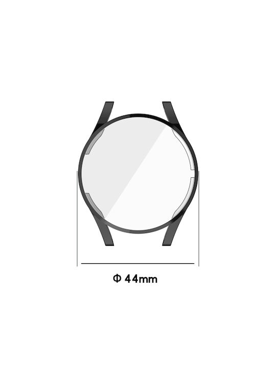 Watch Carcasă de Silicon în culoarea Transparent pentru Galaxy Watch5 44mm