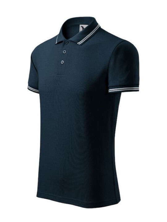 Adler Ανδρικό Διαφημιστικό T-shirt Κοντομάνικο σε Navy Μπλε Χρώμα