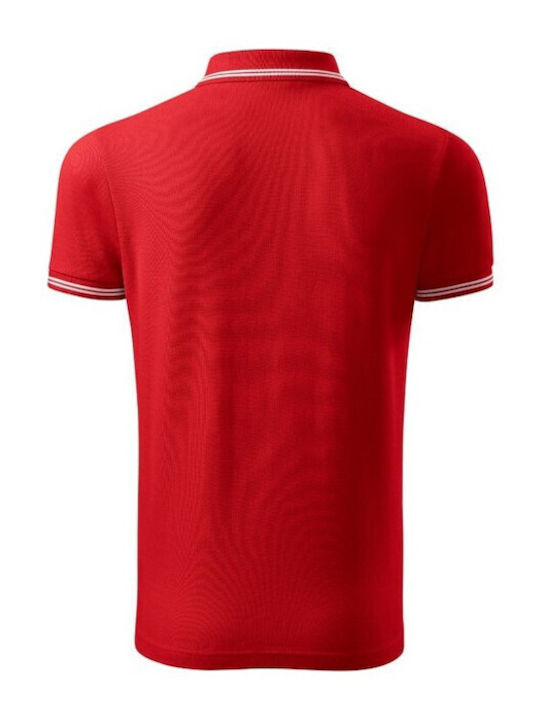 Adler Ανδρικό Διαφημιστικό T-shirt Κοντομάνικο σε Κόκκινο Χρώμα