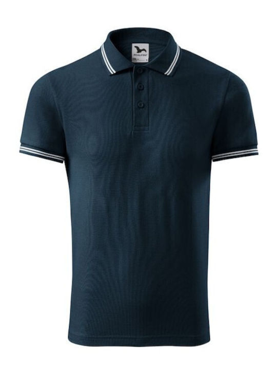Adler Ανδρικό Διαφημιστικό T-shirt Κοντομάνικο σε Navy Μπλε Χρώμα