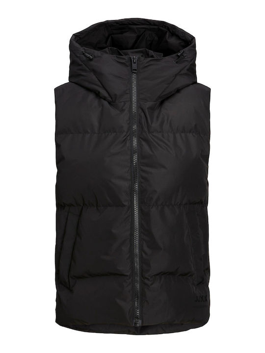 Jack & Jones Women's Short Puffer Jacket for Winter Black