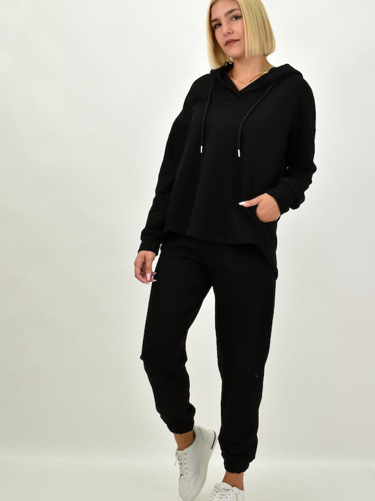 Sweatpants Set Black