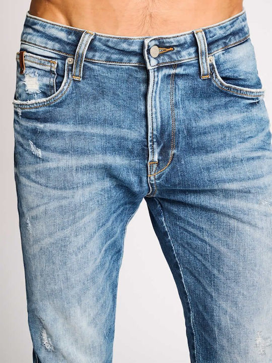 Sapphire Men's Jeans Pants with Slim Fit Blue