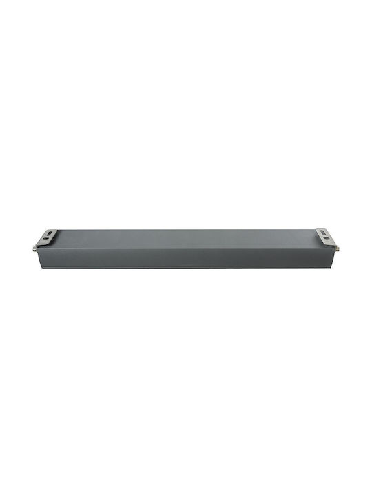 GloboStar Lampa De Podea Pentru Exterior LED Mașină De Spălat Pe Perete 18W Cu Alb Cald IP67 Gri
