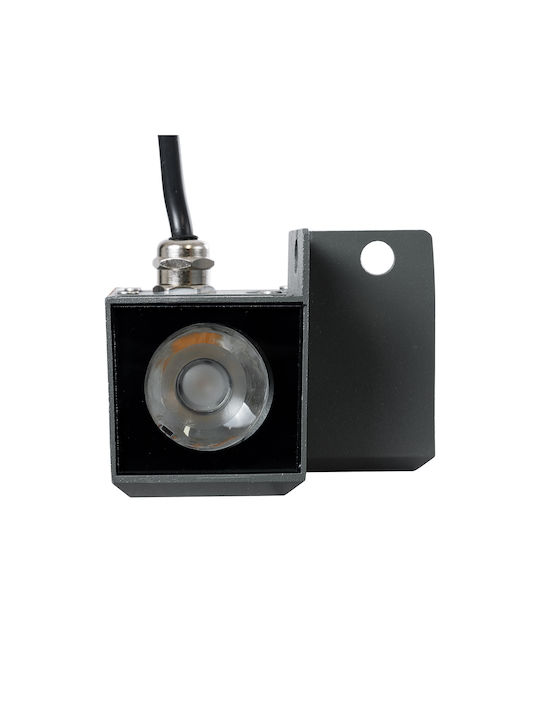 GloboStar Walllightdona Lampă De Podea Pentru Exterior LED Mașină De Spălat Pe Perete 10W Cu Lumină Bianco Reglabilă IP66 Portocalie
