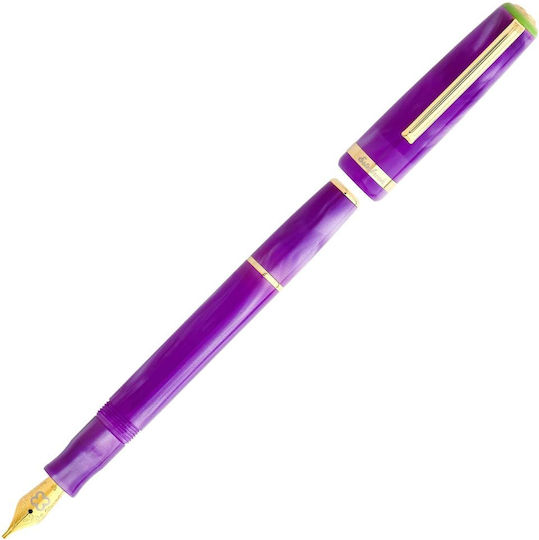 Esterbrook Pens Medium Purple Fountain Pen made of Steel with Purple Ink