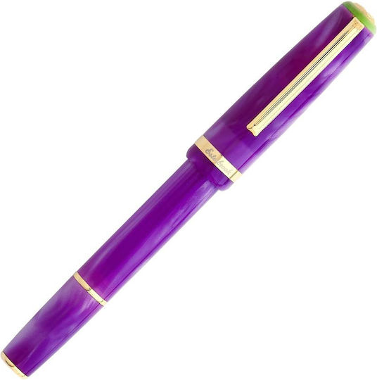 Esterbrook Pens Medium Purple Fountain Pen made of Steel with Purple Ink