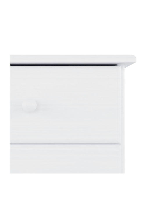 Συρταριέρα Κρεβατοκάμαρας mit 7 Schubladen White 112x35x73cm