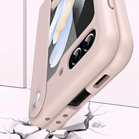 5g Back Cover Πλαστικό με Λουράκι Μαύρο (Galaxy Z Flip5)