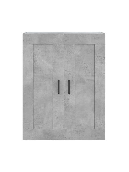 În picioare pe podea de Birou Lemnoasă Gri 69.5x34x180cm