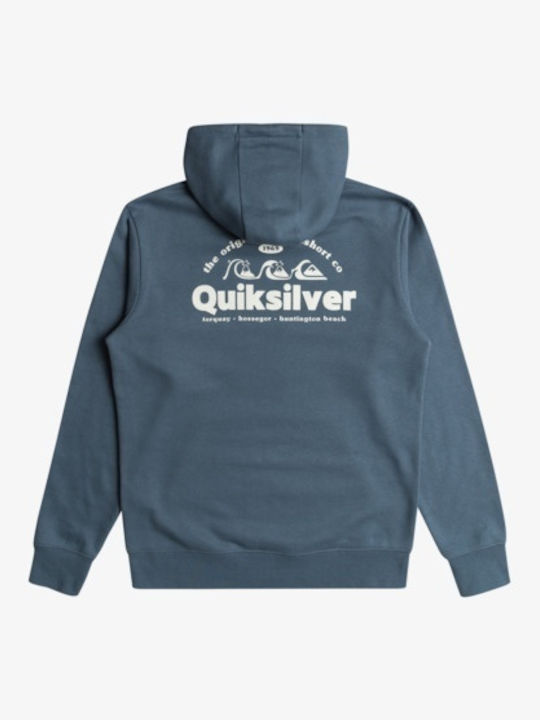 Quiksilver Men's Sweatshirt with Hood Blue