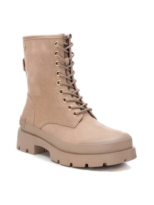 Xti Damen Knöchelstiefel Beige