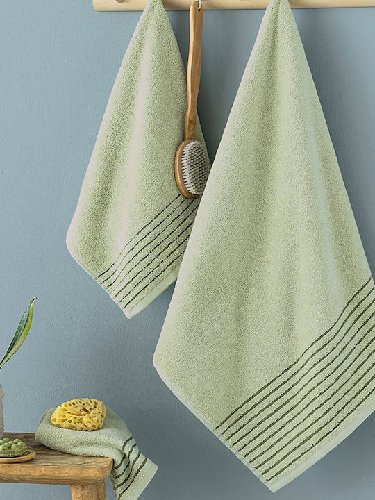 Palamaiki 3pc Bath Towel Set Ser Grey Weight 450gr/m²