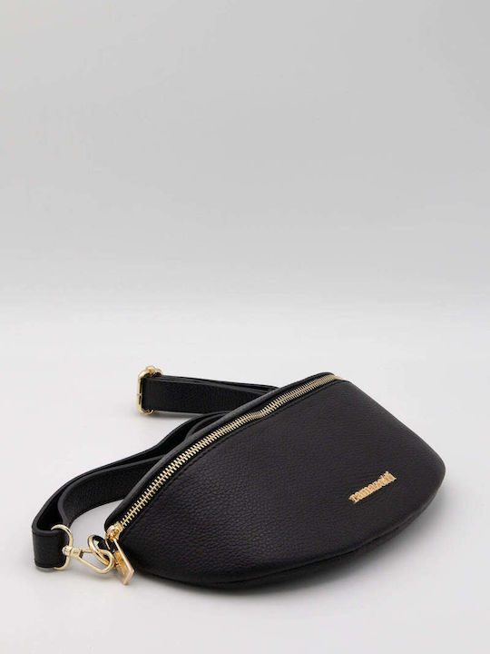 Ramazotti Leather Waist Bag Black