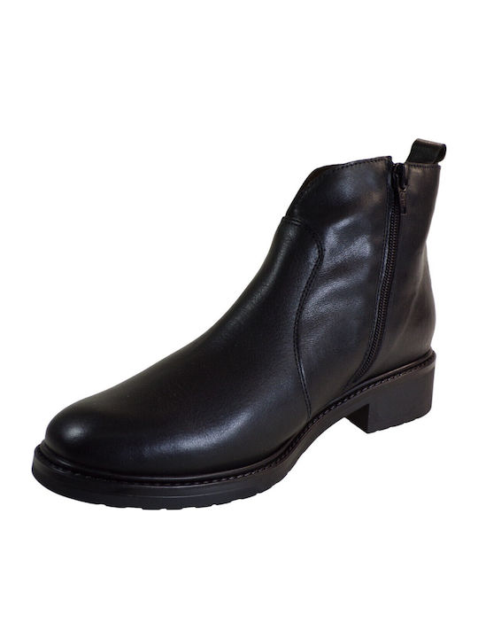 Ghete dama de piele Negru