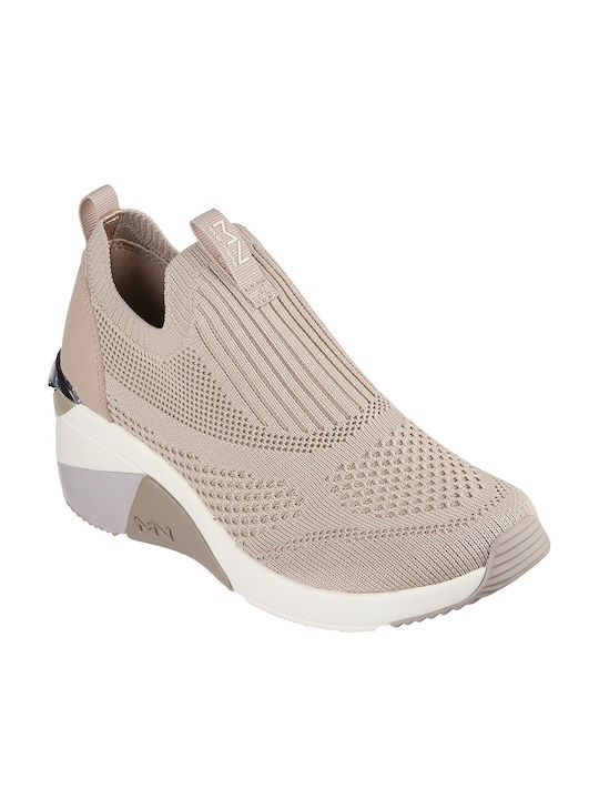 Skechers Wedge Damen Sneaker Natural