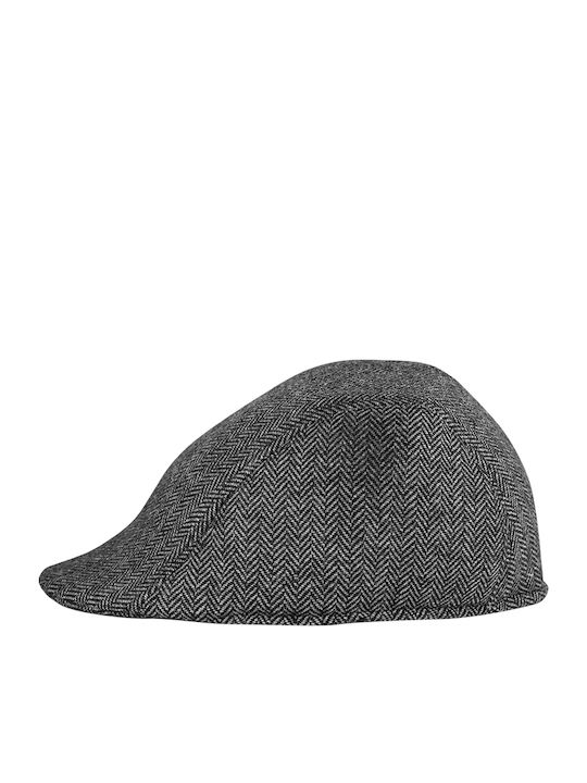 Brims and Trims Schiebermütze Dark Gray