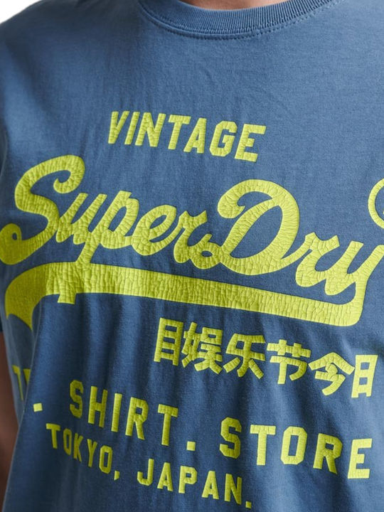 Superdry Neon Vintage T-shirt Blue