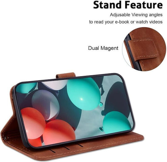Seven Wallet Καφέ (Oppo A98)