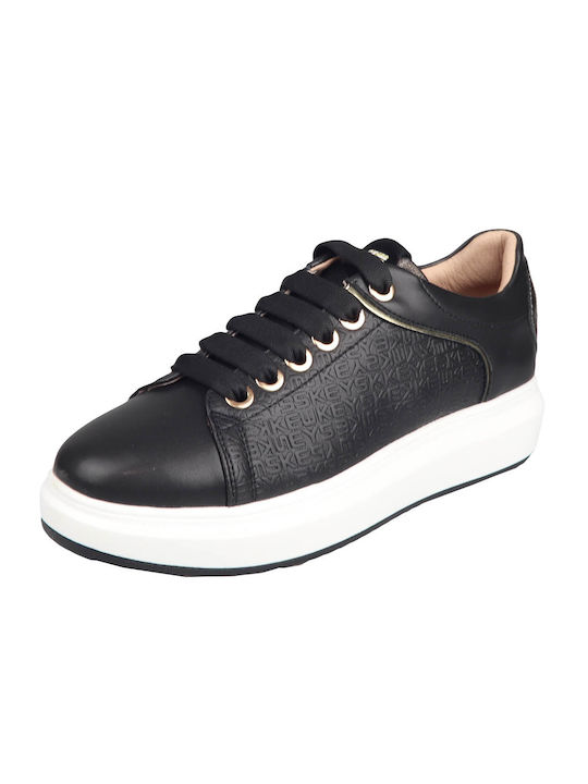 Keys Damen Sneakers Black Gold