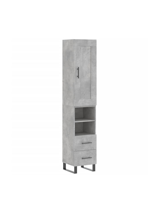 Cabinet Floor Grey 34.5x34x180cm