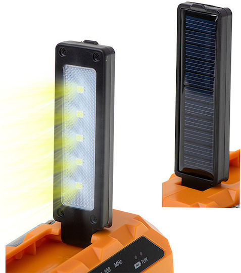 Adler AD-1197 Tragbares Radio Solar mit USB Orange