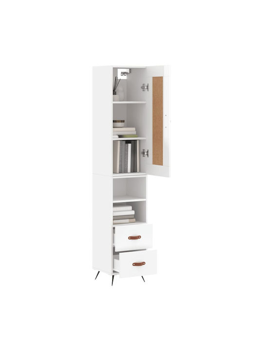 Bibliothek White 34.5x34x180cm