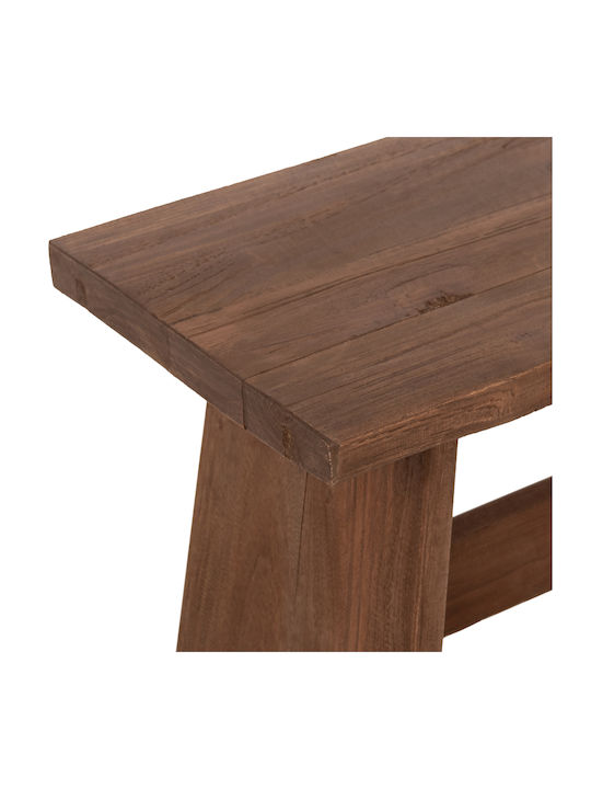 Rectangular Side Table Made of Solid Wood Brown 40x25x29.5cm