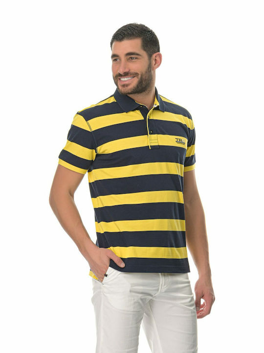 The Bostonians Men's Short Sleeve Blouse Polo Yellow