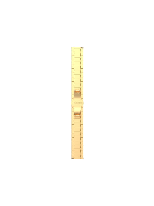 Fit Mini One Bead Metal Steel Watch Strap Stainless Steel Gold (Huawei Watch Fit mini)