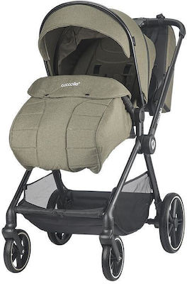 Coccolle Lissia Verstellbar 3 in 1 Baby Kinderwagen Geeignet für Neugeborene Moss Green