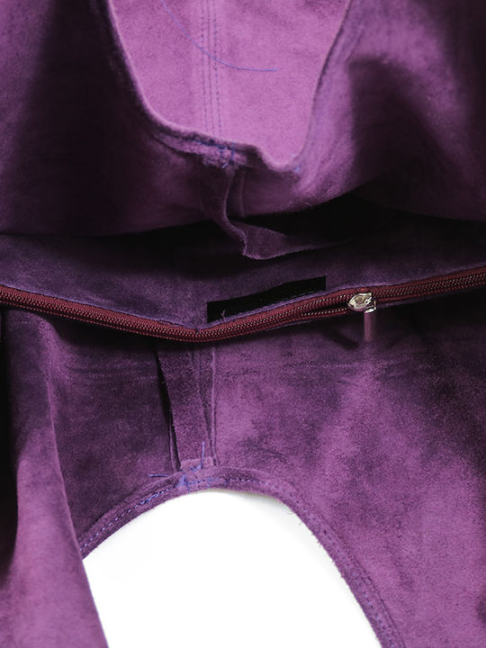 Passaggio Leather Women's Leather Shoulder Bag Purple