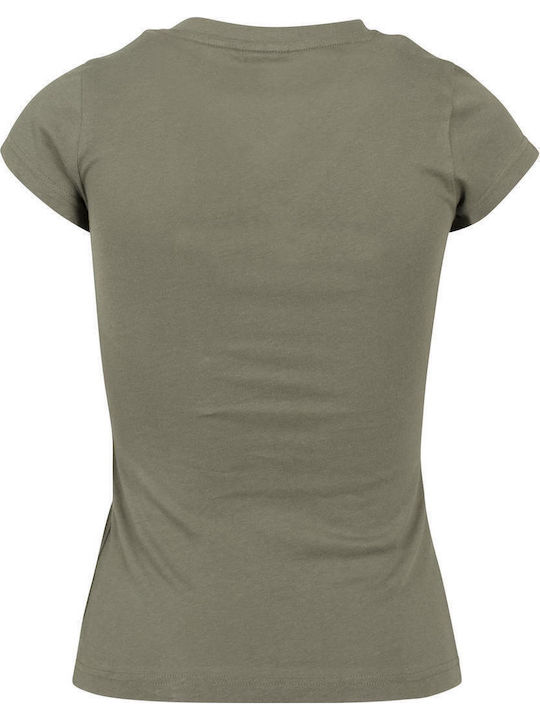 Damen T-Shirt Khaki