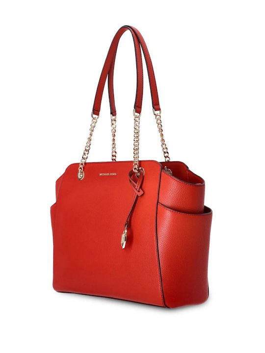 Michael Kors Logo Γυναικεία Tote Τσάντα Δερμάτινη Michael Kors Logo Γυναικεία Tote Τσάντα Δερμάτινη