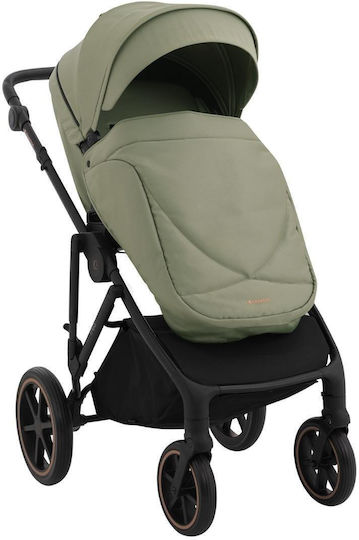 Kikka Boo Thea Adjustable 2 in 1 Baby Stroller Suitable for Newborn Army Green 10.6kg