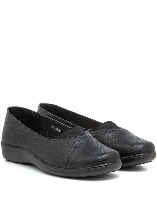 Antrin Women's Moccasins in Black Color