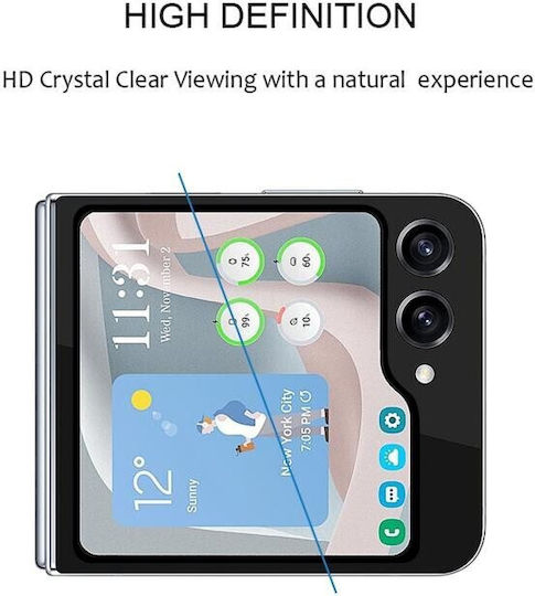 5g Z Protector Tempered Glass Black (Galaxy Z Flip5)