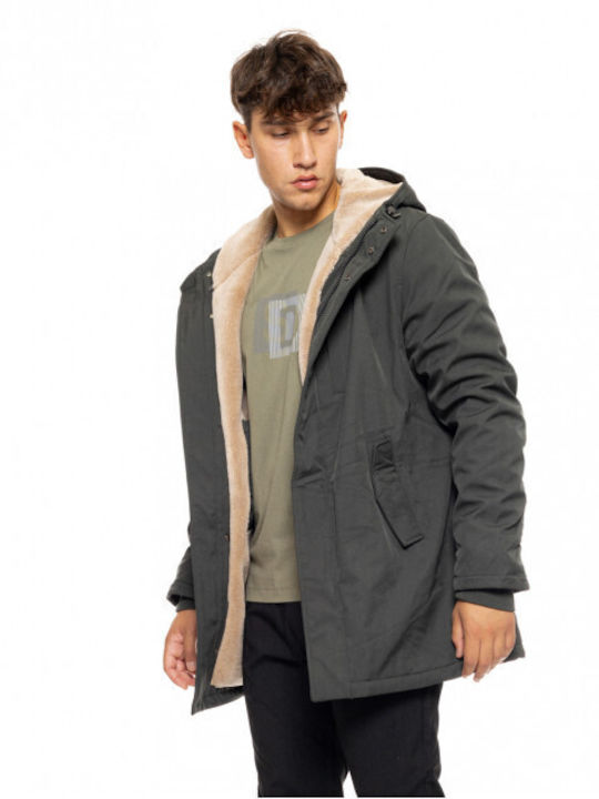 Splendid Herren Winter Jacke Lässig Khaki