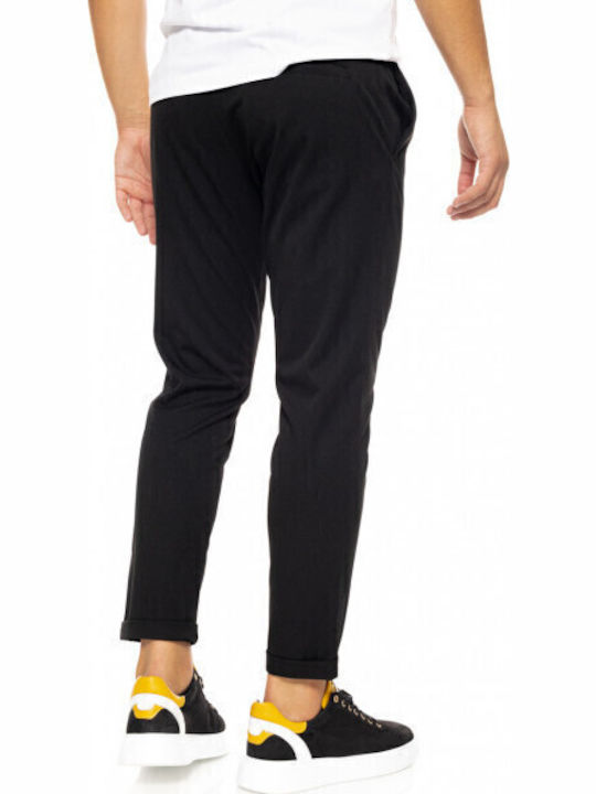 Trousers Chino Elastic Black
