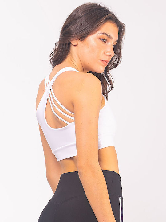 Women's Sports Bra without Padding White