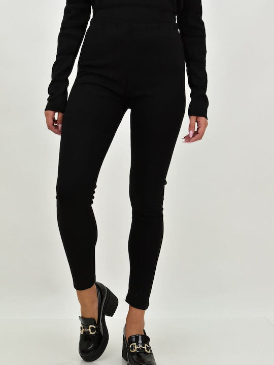 Frauen Lang Leggings Schwarz