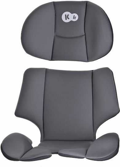 Kinderkraft Safety Fix 2 Детско Столче за Кола i-Размер с Isofix Сив 9-36 кг
