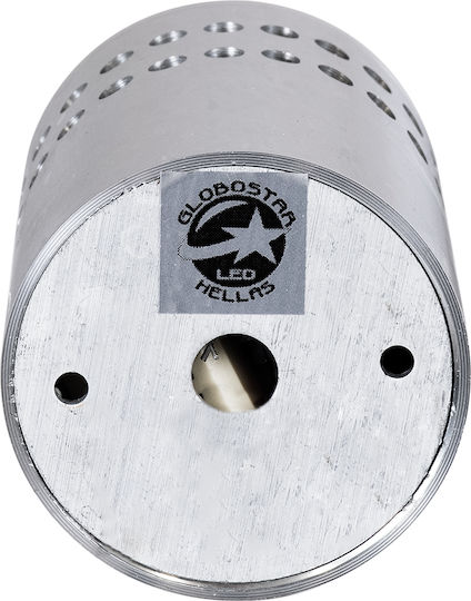 GloboStar Stains Επιτοίχια Εξωτερική Πλαφονιέρα LED IP44 5W με Θερμό Λευκό Φως 5.5x5.5εκ.