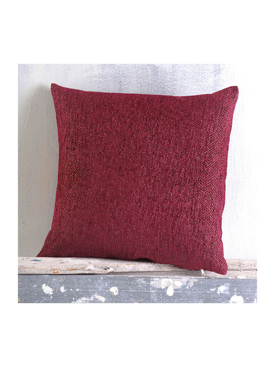 Rythmos Avida Sesselüberwurf Zwei Seiten Chenille 180x160cm Burgundisch